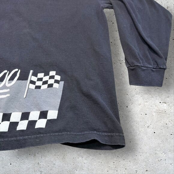 Been Trill “100 Checkered Flag” Long Sleeve Shirt XXL Black Racing Graphic - Picture 6 of 11